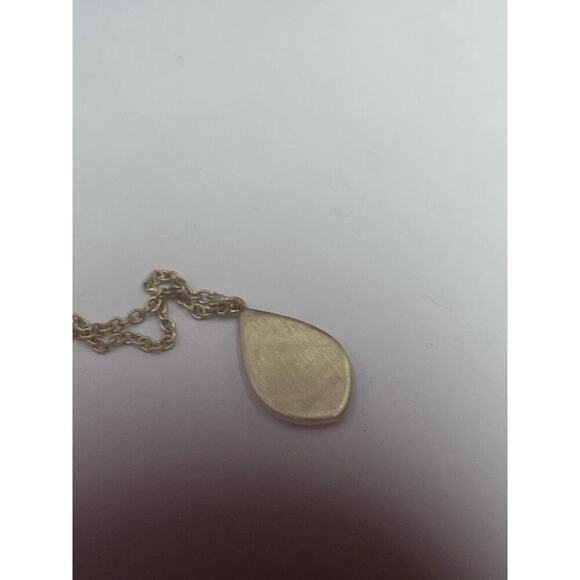 Silpada K & R Weekender Gold Plated Teardrop Crystal Accent necklace KRN0084 - Picture 10 of 15